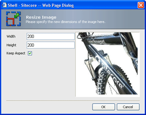 Resize an image