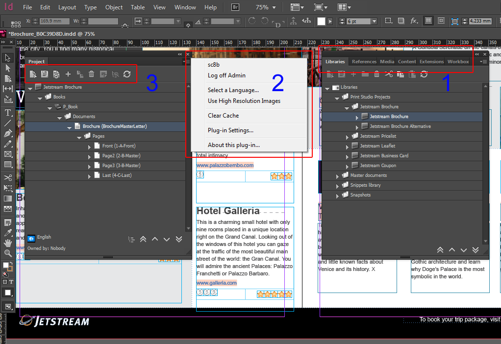 The Indesign Connector Workspace Sitecore Documentation