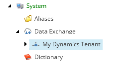 Tenant selection in content tree