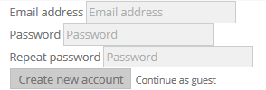 The Registration rendering with an un-styled custom theme.
