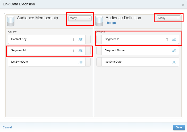 Link Audience Membership to Audience Definition
