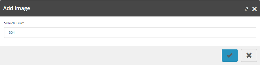 Add image dialog box