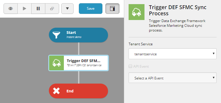 Set up a Trigger DEF SFMC Sync Process