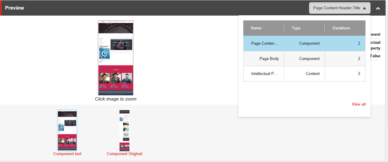 The Preview section of the dialog box