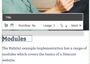 A simple text field