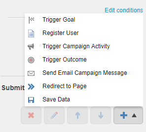 Add Submit action