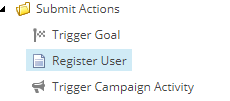 Insert submit action